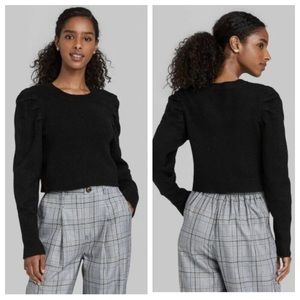 Wild Fable Black Crop Sweater XXL